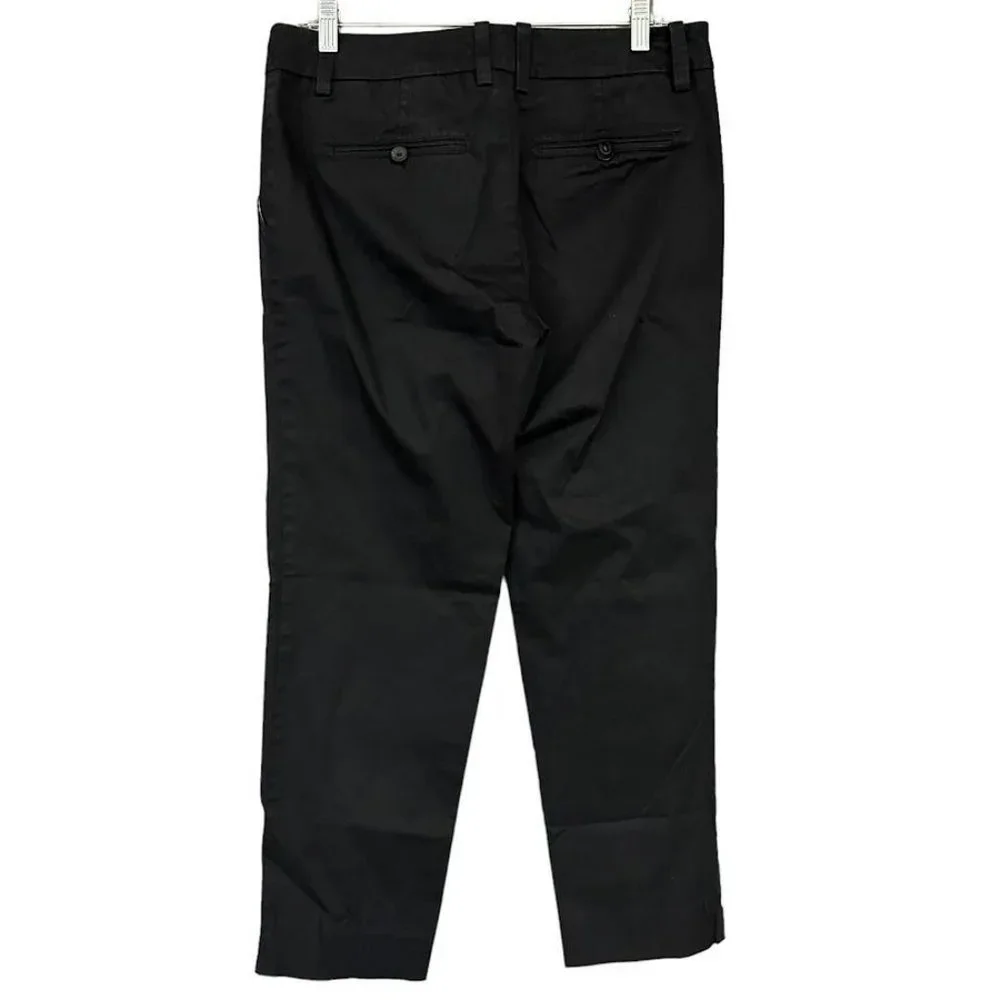Trina‎ Turk Black Skinny Leg Ankle Dress Pants Womens 8